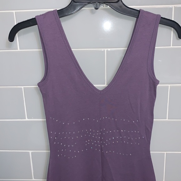 Purple Tank Dress - Picture 2 of 12